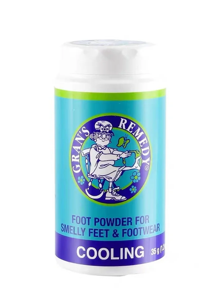旋转喷洒型Gran's Remedy Cooling Powder 35g 老奶奶臭脚粉(清凉薄荷)【保质期2029/09】